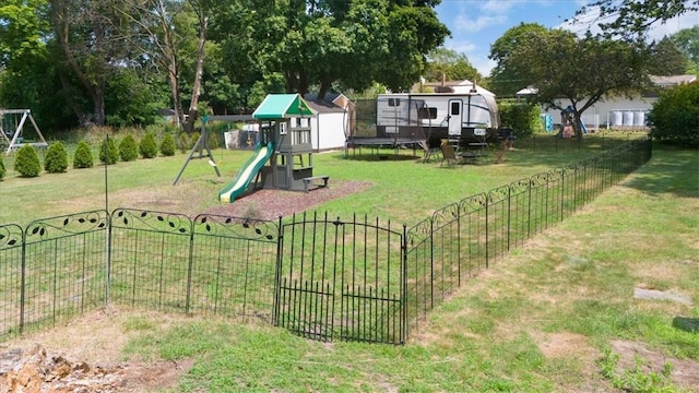 746 Dewitt Rd, Webster, NY 14580 - view of yard with a playground