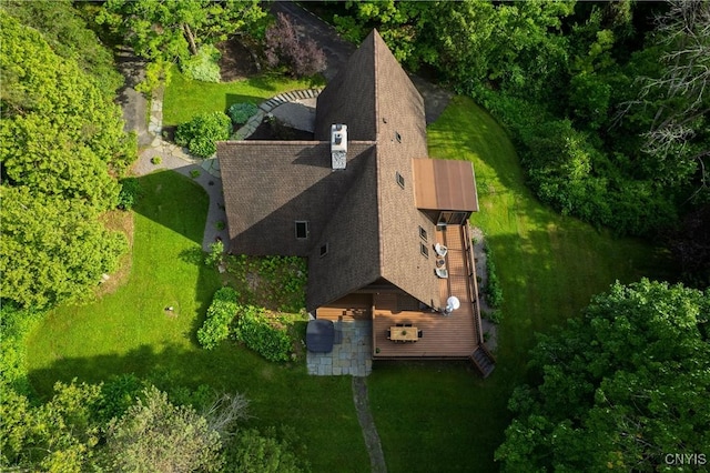 6139 Commane Rd, Lafayette, NY 13084 - view from above of property