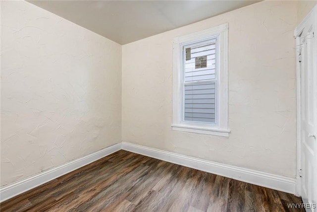 76 Chester St, Buffalo, NY 14208 - unfurnished room with dark wood-style flooring and vaulted ceiling