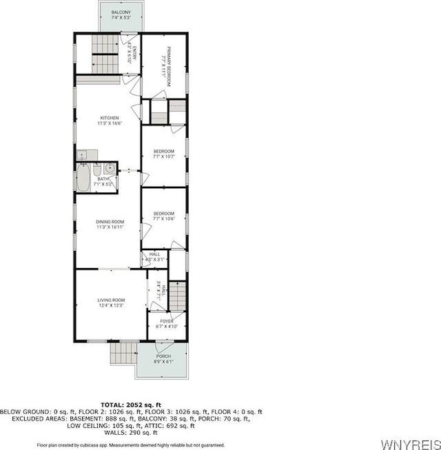76 Chester St, Buffalo, NY 14208 - view of room layout