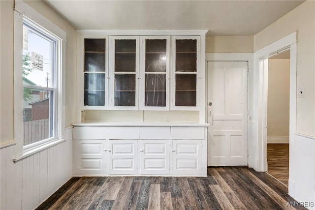 76 Chester St, Buffalo, NY 14208 - unfurnished dining area featuring dark wood-style floors