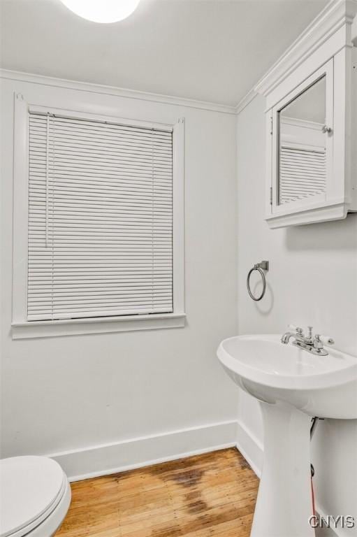301 Arlington Ave Unit 3, Syracuse, NY 13207 - half bathroom featuring wood finished floors