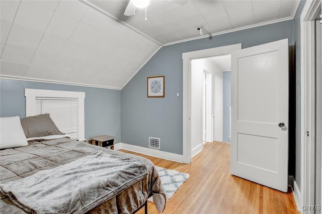 301 Arlington Ave Unit 3, Syracuse, NY 13207 - bedroom featuring light wood-style flooring and lofted ceiling