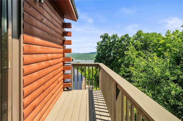 6094 State Route 21, South Bristol, NY 14512 - wooden deck featuring a water view