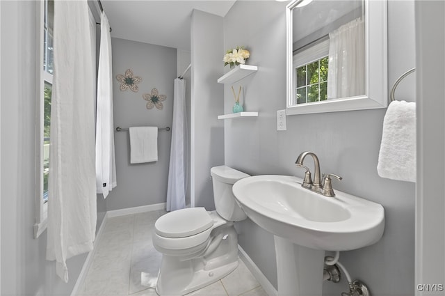 208 Single Dr, Clay, NY 13212 - full bath with tile patterned flooring and a shower with curtain
