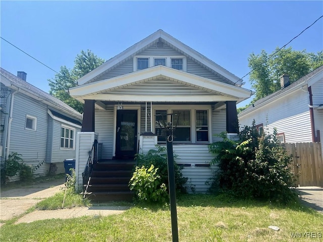 83 Andover Ave, Buffalo, NY 14215 - view of front of house with covered porch