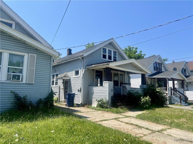 83 Andover Ave, Buffalo, NY 14215 - view of property exterior with covered porch