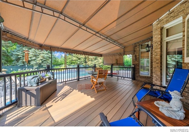 7 The Hamlet, Amherst, NY 14051 - deck with outdoor lounge area