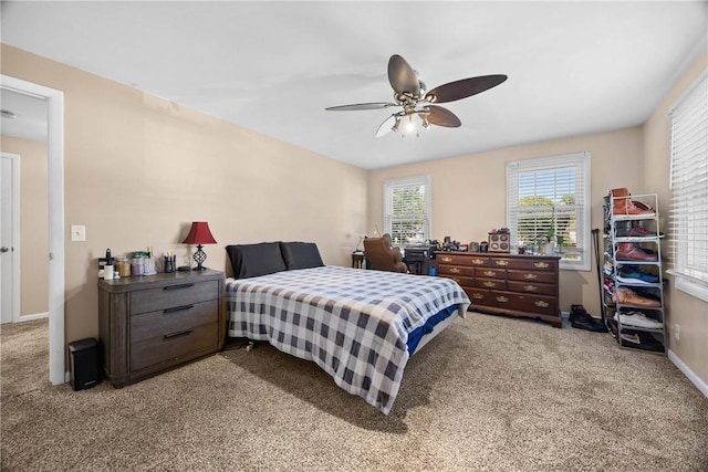 193 Orchard Creek Ln, Greece, NY 14612 - bedroom featuring carpet floors and ceiling fan