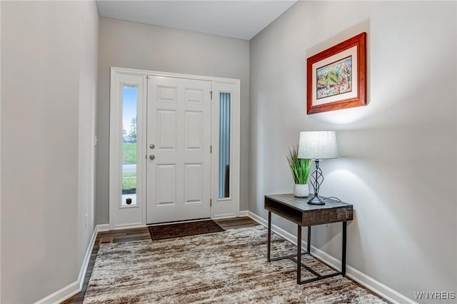 3398 Cedar Valley Way, Hamburg, NY 14075 - foyer featuring wood finished floors and baseboards