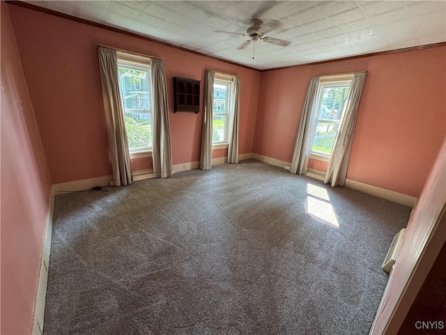 410 W Elm St, Oneida, NY 13421 - unfurnished room featuring carpet flooring and a ceiling fan