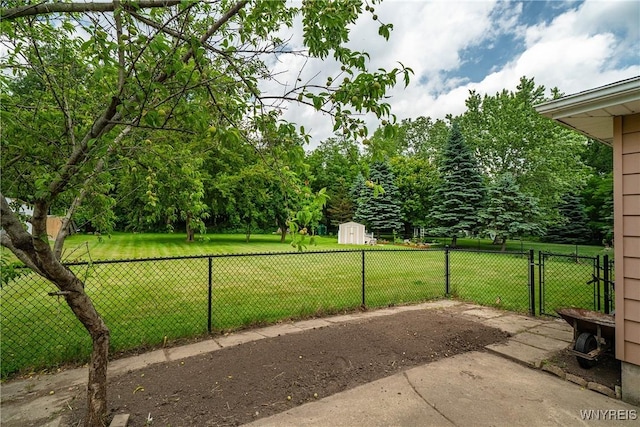 270 N French Rd, Amherst, NY 14228 - view of yard with a shed and a gate