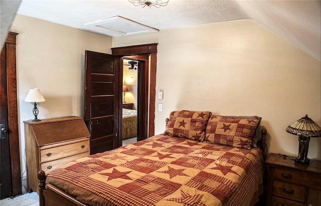 561 W Washington Ave, Elmira City, NY 14901 - bedroom with vaulted ceiling
