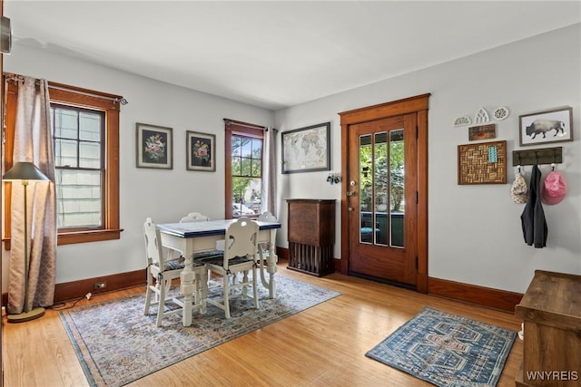 49 Mang Ave, Tonawanda, NY 14217 - dining room with baseboards and wood finished floors