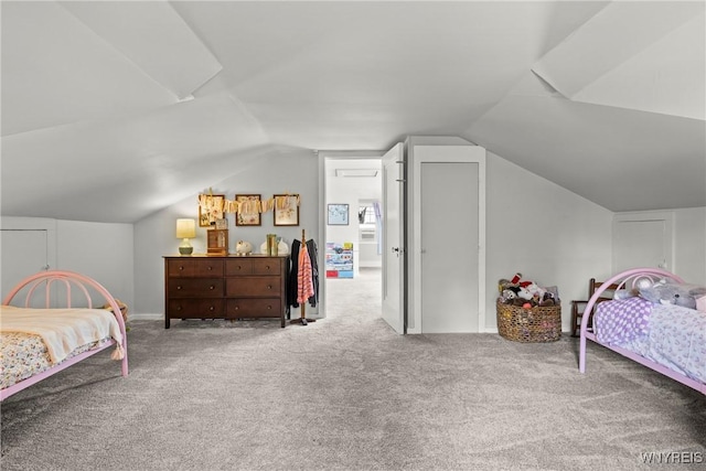 49 Mang Ave, Tonawanda, NY 14217 - carpeted bedroom with lofted ceiling