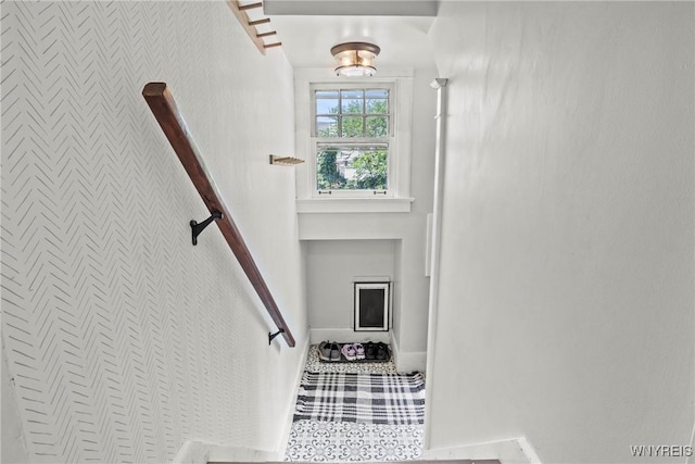 49 Mang Ave, Tonawanda, NY 14217 - staircase with baseboards