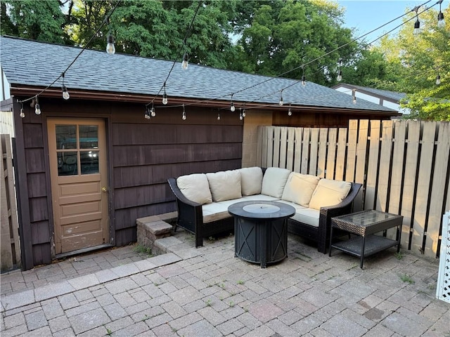 157 New Wickham Dr, Penfield, NY 14526 - view of patio featuring an outdoor hangout area