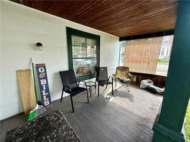 8 Church St, Waterloo, NY 13165 - view of wooden porch