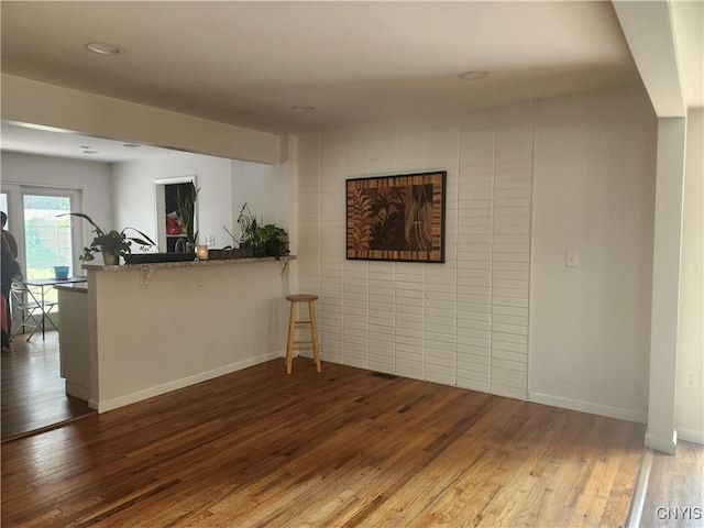 219 Camillus Dr, Camillus, NY 13031 - living area with wood finished floors and recessed lighting