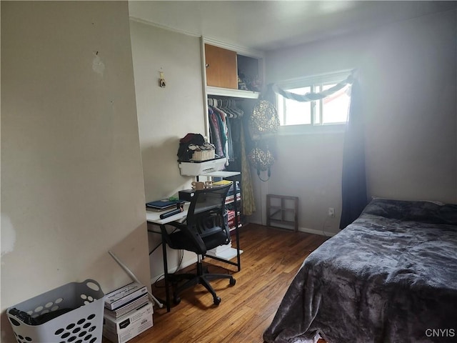 219 Camillus Dr, Camillus, NY 13031 - bedroom with wood finished floors