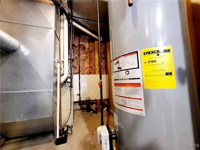 128 Dorando Way, Salina, NY 13090 - utility room with water heater and heating unit