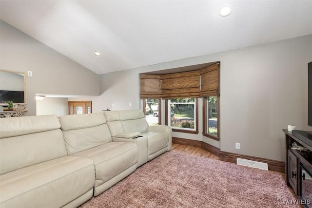 131 Shady Grove Dr, Amherst, NY 14051 - living area with vaulted ceiling and recessed lighting