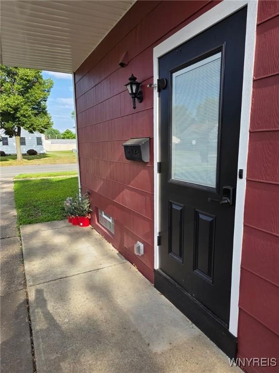 24 Wenonah, Tonawanda, NY 14150 - property entrance with covered porch