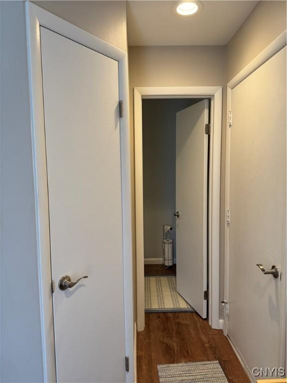 601 Woburn Dr, Camillus, NY 13031 - hallway with wood finished floors