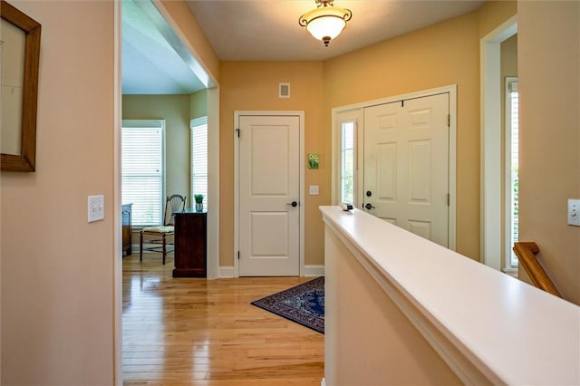 1100 Yorkshire Way, Victor, NY 14564 - foyer entrance with light wood-style flooring and baseboards
