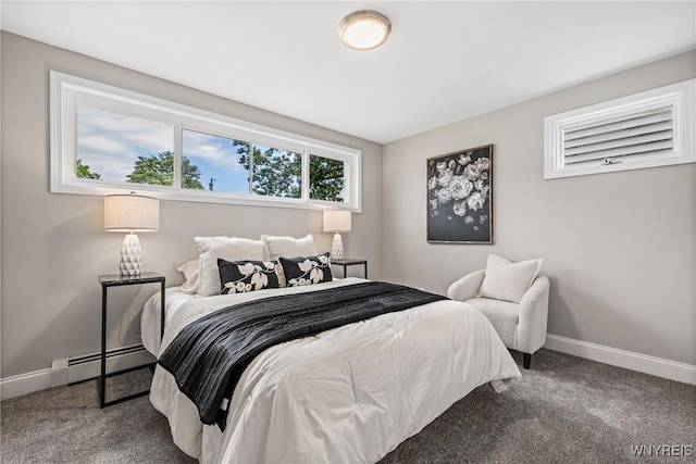 87 Ermann Dr, Tonawanda, NY 14217 - bedroom featuring a baseboard radiator and carpet flooring