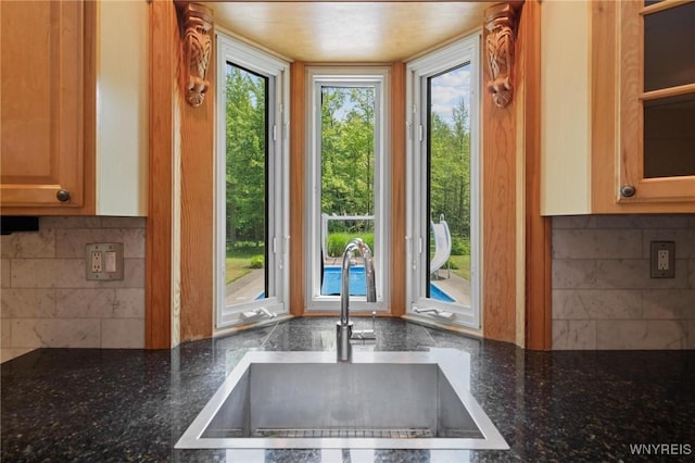 1575 Overhead Rd, Evans, NY 14047 - doorway to outside featuring a sink