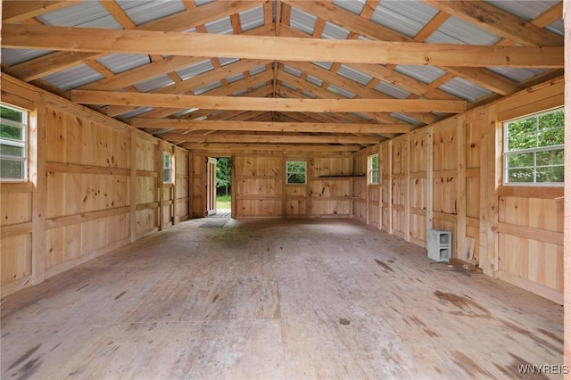 1575 Overhead Rd, Evans, NY 14047 - miscellaneous room with healthy amount of natural light and lofted ceiling