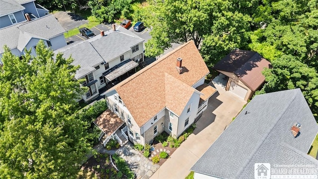 49 Day St, Pomfret, NY 14063 - aerial perspective of suburban area