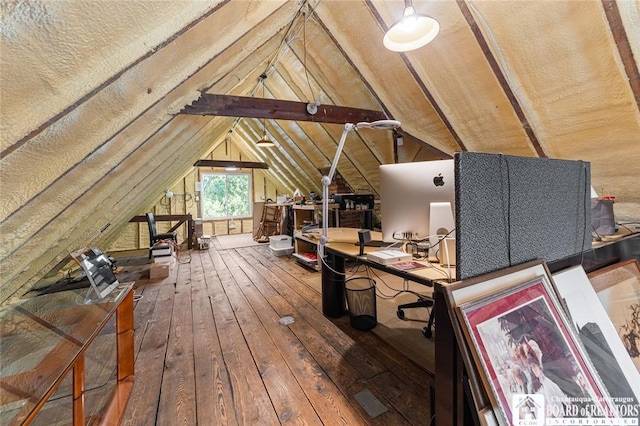49 Day St, Pomfret, NY 14063 - home office featuring wood-type flooring