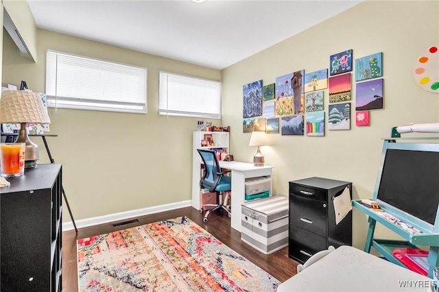 2051 Parker Blvd, Tonawanda, NY 14150 - home office with wood finished floors and baseboards
