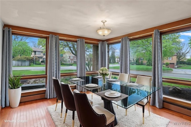 722 College Ter, Niagara Falls, NY 14305 - sunroom / solarium with wood-type flooring