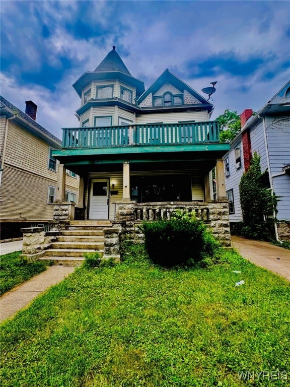 24 Northrup Pl, Buffalo, NY 14214 - victorian home with covered porch