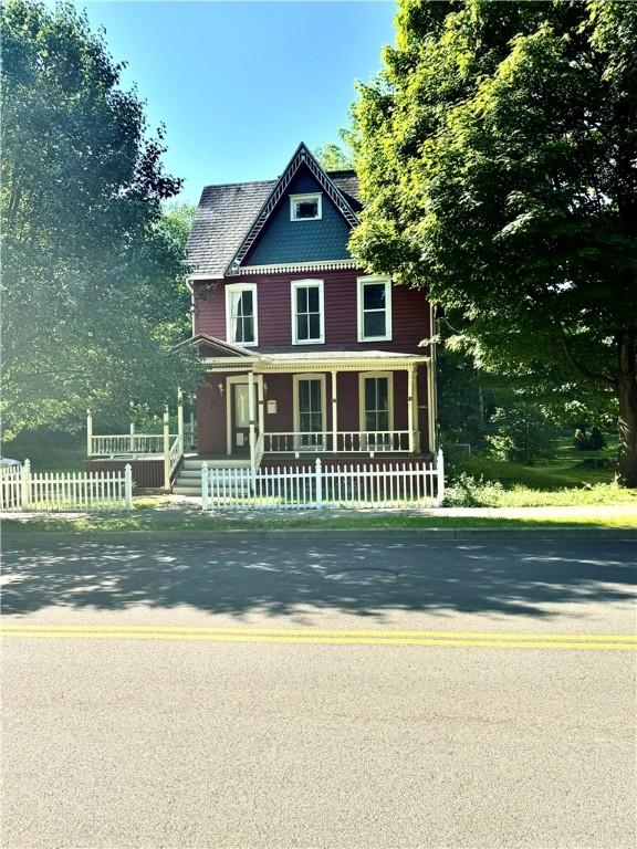 8 Ithaca St, Barton, NY 14892 - victorian home featuring a porch