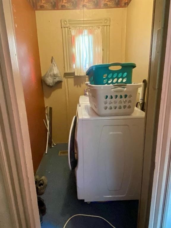 8 Ithaca St, Barton, NY 14892 - washroom featuring independent washer and dryer