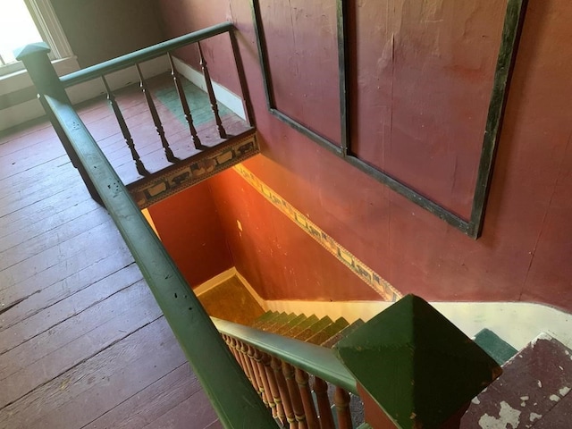 8 Ithaca St, Barton, NY 14892 - stairs with hardwood / wood-style flooring