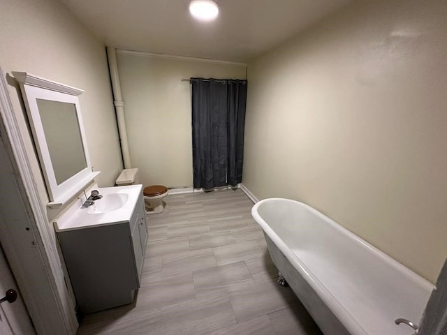8 Ithaca St, Barton, NY 14892 - bathroom featuring a soaking tub and vanity