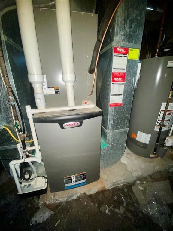 8 Ithaca St, Barton, NY 14892 - utilities with water heater and heating unit