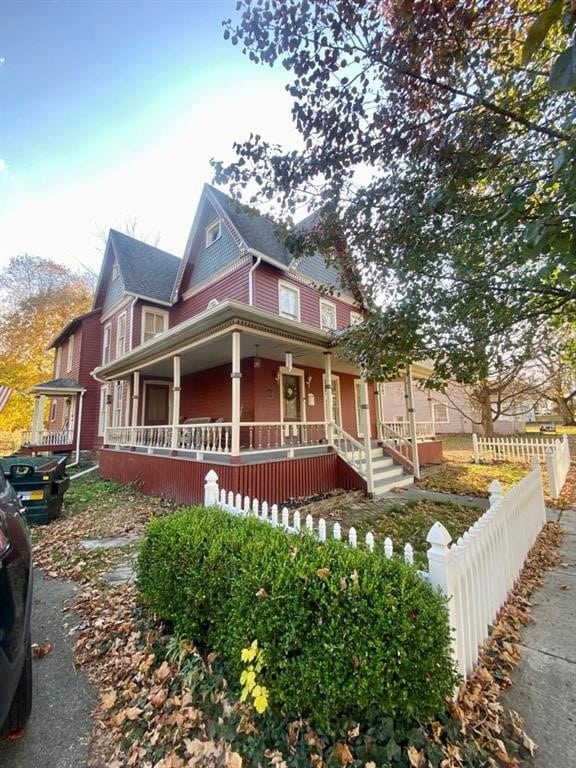 8 Ithaca St, Barton, NY 14892 - victorian home with a porch