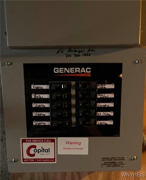 80 Jeffrey Dr, Amherst, NY 14228 - detailed view of electric panel