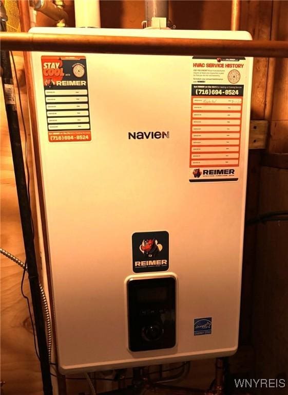 80 Jeffrey Dr, Amherst, NY 14228 - detailed view of tankless water heater