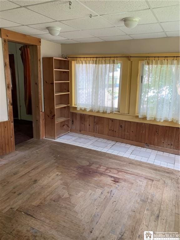749-753 W Main, Ellington, NY 14732 - empty room featuring a paneled ceiling
