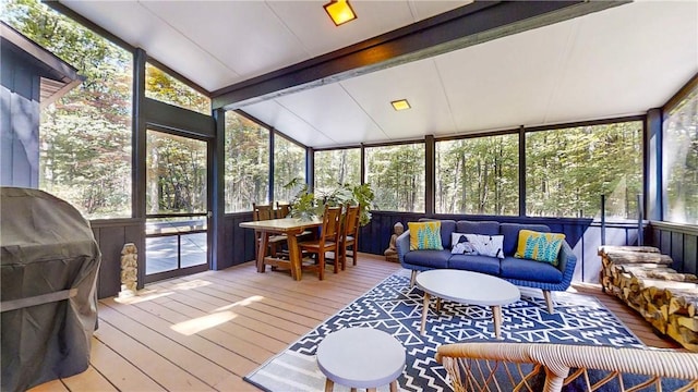 2657 Spencer Hill Rd, Corning, NY 14830 - sunroom with outdoor lounge area