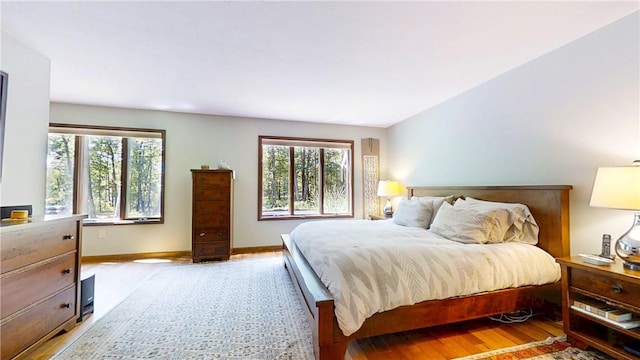 2657 Spencer Hill Rd, Corning, NY 14830 - bedroom with light wood-type flooring and baseboards