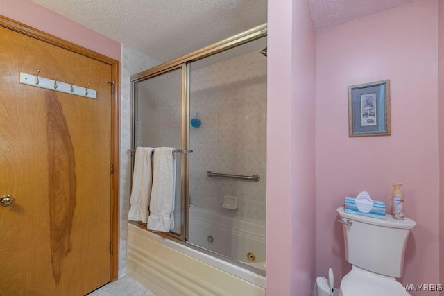 86 Hitching Post Ln, Amherst, NY 14228 - bathroom featuring a textured ceiling and a combined bath / shower with jetted tub