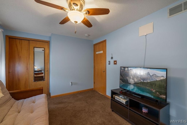 86 Hitching Post Ln, Amherst, NY 14228 - living room featuring ceiling fan and carpet